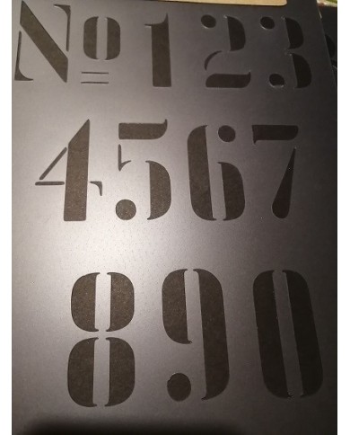 Stencil - Números Nro29 - A4