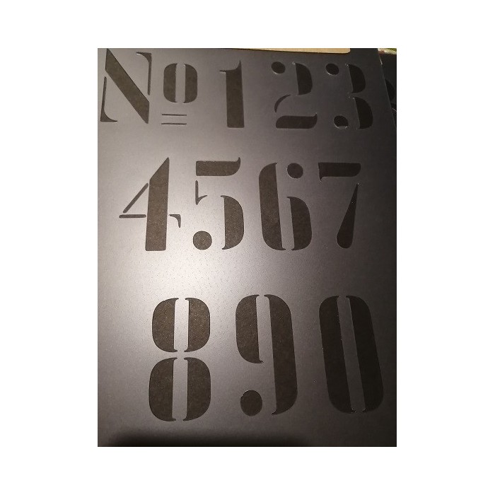 Stencil - Números Nro29 - A4