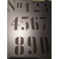 Stencil - Números Nro29 - A4