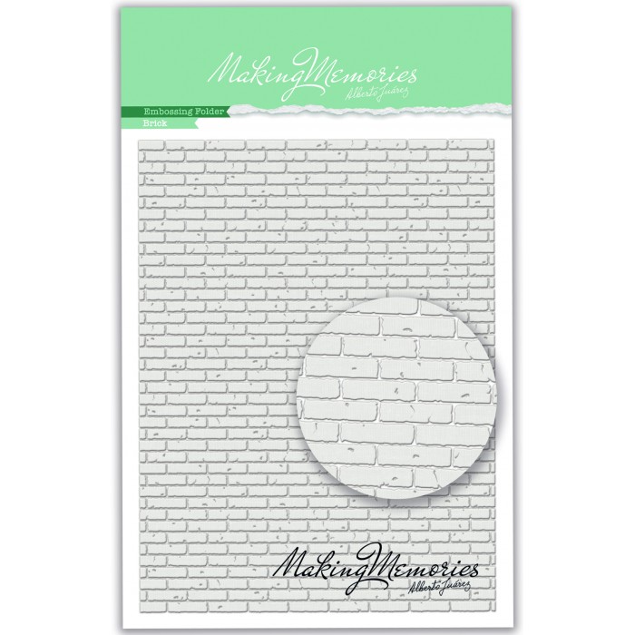 Carpeta embossing brick MY PRETTY LITTLE HOUSE BAJCE01