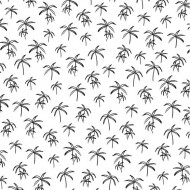 Acetato 12"x12" Palmeras impreso en blanco Modelo QVVMT010006