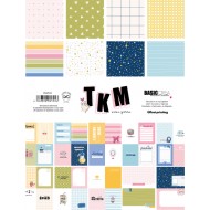 Bloc de papeles de 15x20 papeles + tarjetas TKM BSGPS23