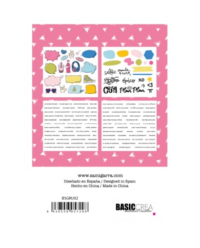 Transferibles o Rub-ons TKM Modelo BSGRU02