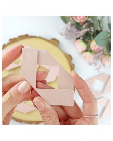 Esquina de corte para encuadernar RitaRita rosa bailarina