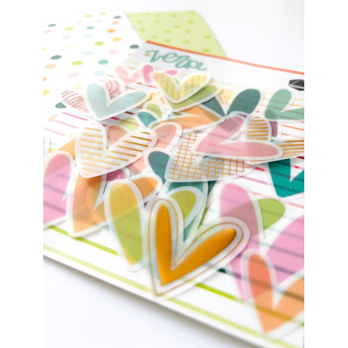 Diecuts o recortables de vellum Venice