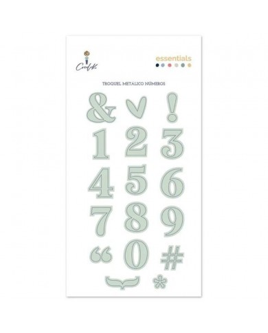Troquel Numeros ESSENTIALS Cocoloko