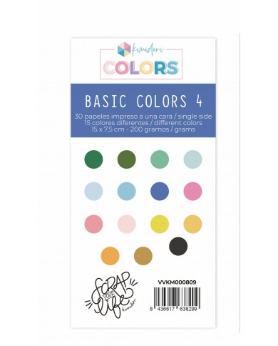 Pad papeles Mini Evolution SYL Basic Colors 4 VVKM000809 Pad papeles Mini Evolution SYL Basic Colors 4 VVKM000809