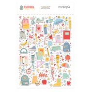 Pegatinas puffy ilustraciones School Days Mintopía VVMT034004
