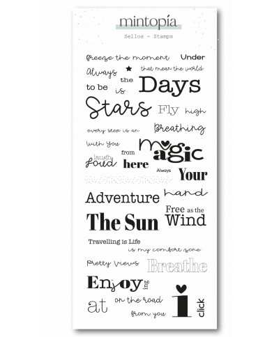 Sello frases Inglés Viviendo Outdoors SEMT000255 Sello frases Inglés Viviendo Outdoors SEMT000255