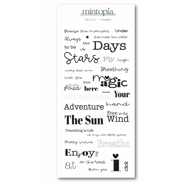 Sello frases Inglés Viviendo Outdoors SEMT000255