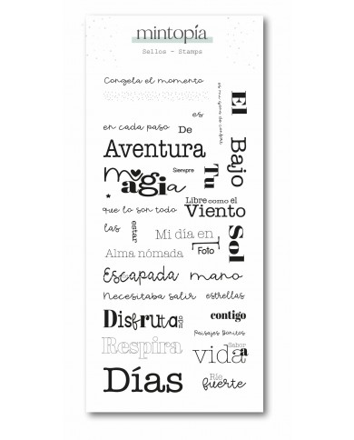 Sello Frases castellano Viviendo Outdoors SEMT000254 Sello Frases castellano Viviendo Outdoors SEMT000254