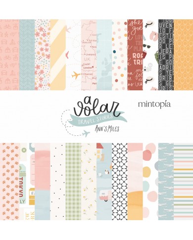 Stack 12"x12" A volar Travel Stories Mintopía 12MT033001 Stack 12"x12" A volar Travel Stories Mintopía 12MT033001
