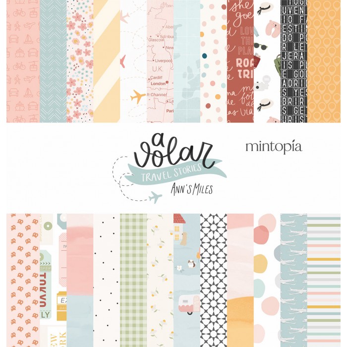 Stack 12"x12" A volar Travel Stories Mintopía 12MT033001