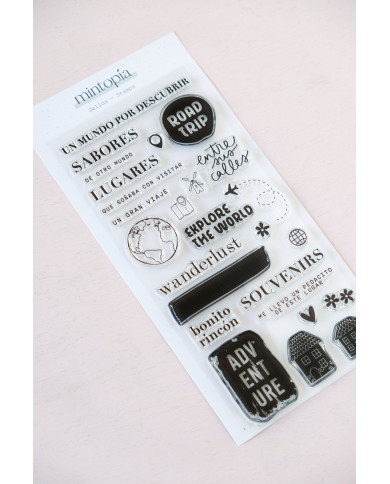 Sellos Adventure A volar Travel Stories SEMT000258 Sellos Adventure A volar Travel Stories SEMT000258