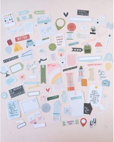 Die cuts A volar Travel Stories Mintopía VVMT033004 Die cuts A volar Travel Stories Mintopía VVMT033004