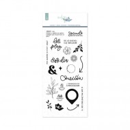 Sellos de Scrapbooking 10x21cm INDIGO