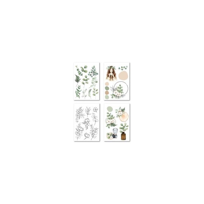 Stickers x 4 unidades HARMONIE Florileges