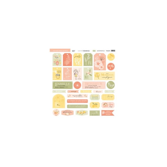 Farandole print kit Collection 30,5 x 30,5 cm Florileges