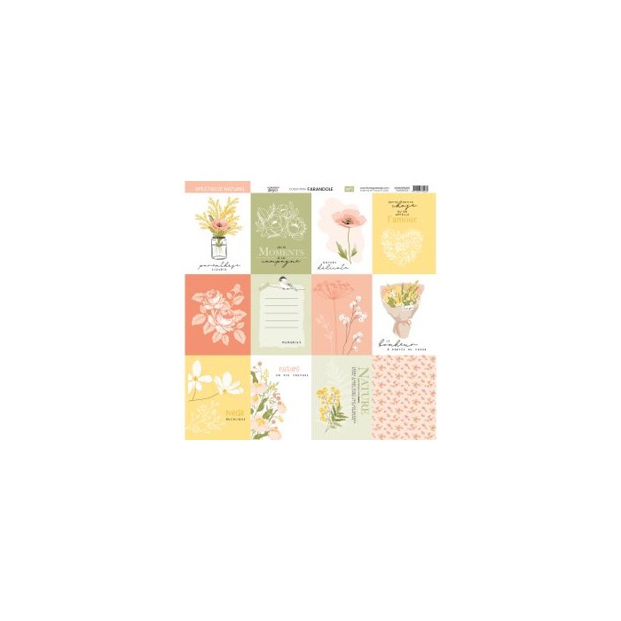 Farandole print kit Collection 30,5 x 30,5 cm Florileges