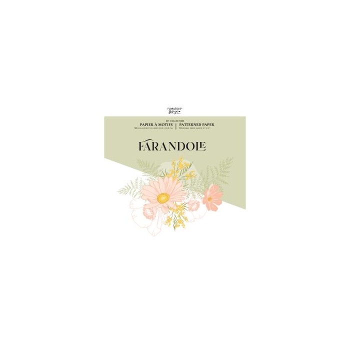 Farandole print kit Collection 30,5 x 30,5 cm Florileges