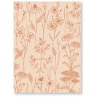 Placa de Embossing WILD FLOWERS  NATURE NOTEBOOK Florileges