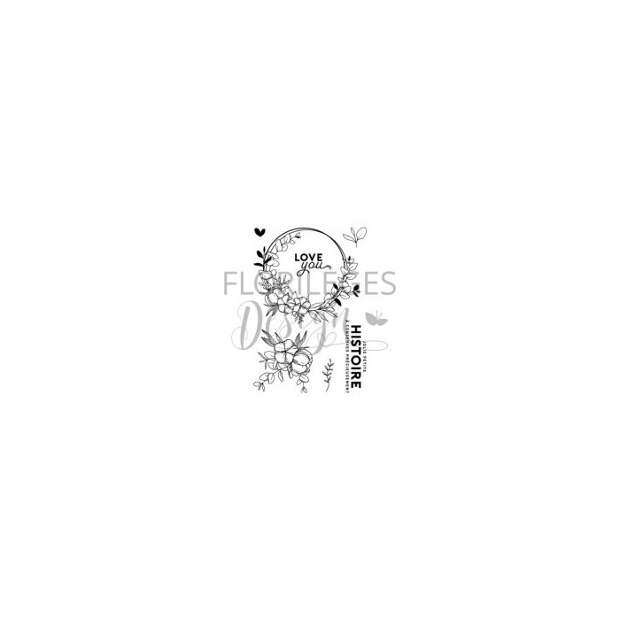 Sello PRETTY LITTLE STORY  HARMONIE Florileges
