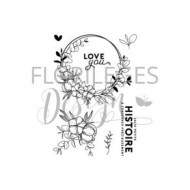 Sello PRETTY LITTLE STORY  HARMONIE Florileges