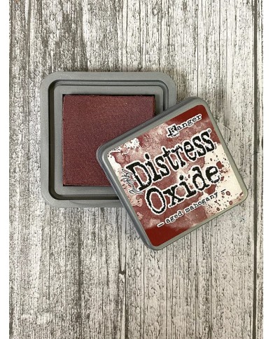 Distress oxide -Aged mahogany - tamaño original