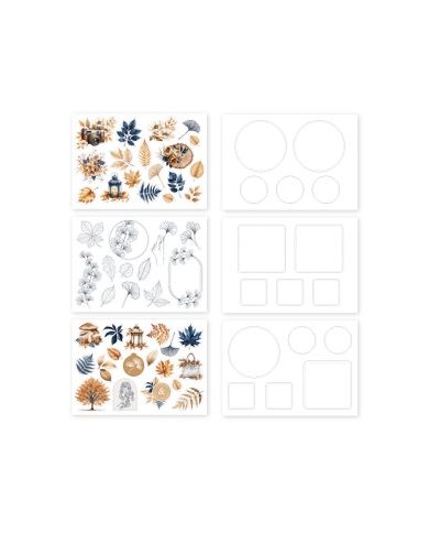 Creative kit 12 GINKGO 15x21cmts