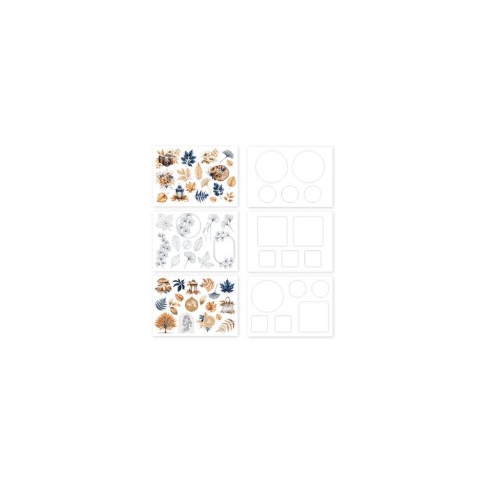 Creative kit 12 GINKGO 15x21cmts