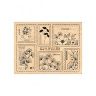 GINKGO sello de madera y caucho GINKGO STAMPS