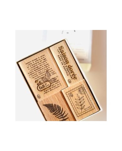 GINKGO kit de sello 4 FALL IN LOVE