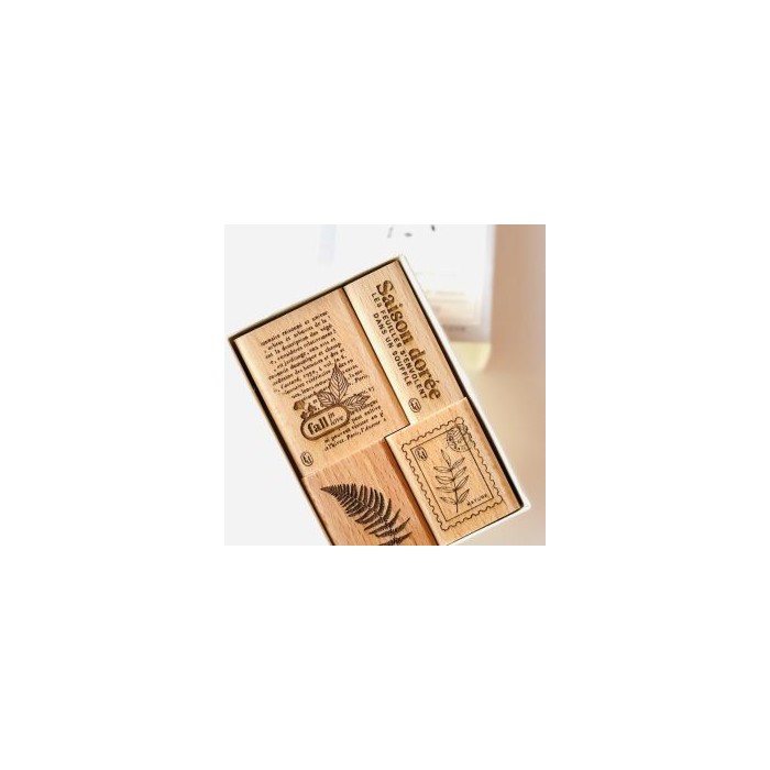 GINKGO kit de sello 4 FALL IN LOVE