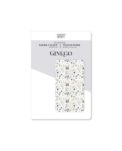 GINKGO Kit de papeles vellum x 4 unidades GINKGO Kit de papeles vellum x 4 unidades