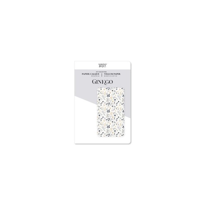 GINKGO Kit de papeles vellum x 4 unidades FDPC325005