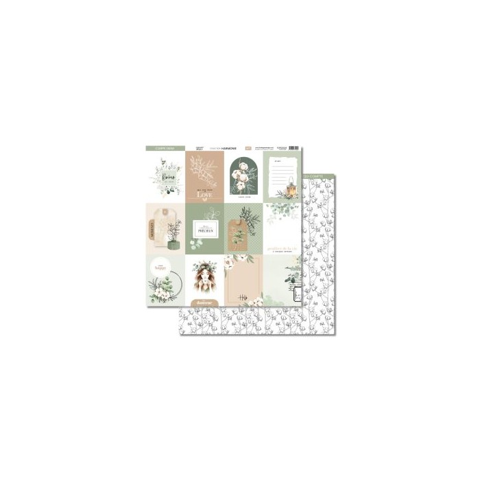 HARMONIE 1 printed paper FDPI125004