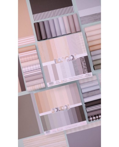 Colección 12 BÁSICOS doble cara 12×12″ CENISSE Johanna Rivero