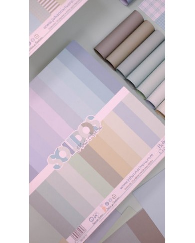 Colección 12 SÓLIDOS doble cara 12×12″ MENTA MARINA Johanna Rivero Colección 12 SÓLIDOS doble cara 12×12″ MENTA MARINA Johanna Rivero