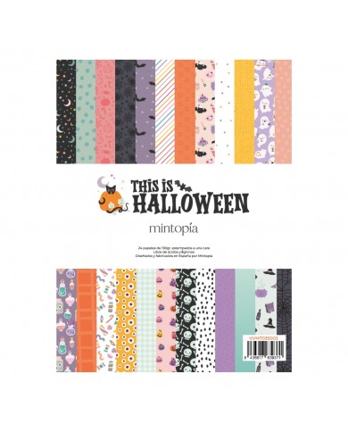 Bloc de papeles This is Halloween a una cara  Tamaño 6"x8" (15,25 cm x 20,3 cm) Bloc de papeles This is Halloween a una cara  Tamaño 6"x8" (15,25 cm x 20,3 cm)