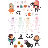 Hoja de transfers textil DTF tamaño A4 This is Halloween