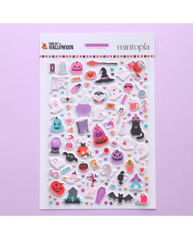Pegatinas puffy ilustraciones This is Halloween Pegatinas puffy ilustraciones This is Halloween