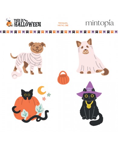 Troquel Peluditos This is Halloween