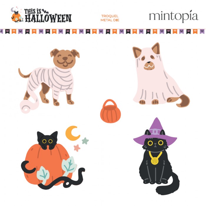 Troquel Peluditos This is Halloween