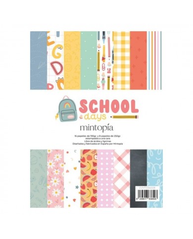 Pad de papeles de 6x8 School Days Mintopía Pad de papeles de 6x8 School Days Mintopía