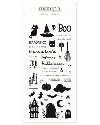 Sello de Mintopía Halloween by Scrapbypat Referencia SEMT000264