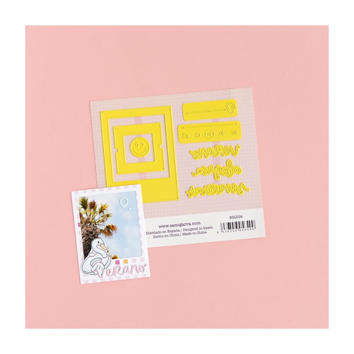 Troquel Die Polaroid OH HAPPYDAY de Samigarra