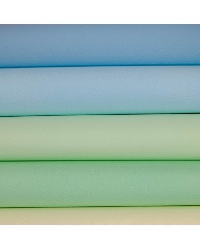 Pack de 8 Cartulinas Johanna Rivero azules y verdes textura mixta 25x31cm