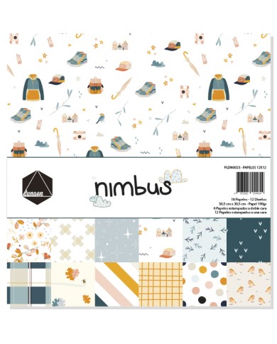 Papeles 12x12 nimbus Dunaon