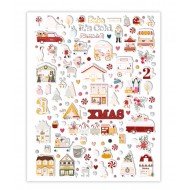 Pegatinas puffy ilustraciones Babe it's cold outside de Mintopía VVMT036013