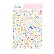 Pegatinas puffy flechas extras Julio y Agosto SYL Kimidori Colors VVKM000811